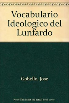Papel Vocabulario Ideologico Del Lunfardo 1A.Ed