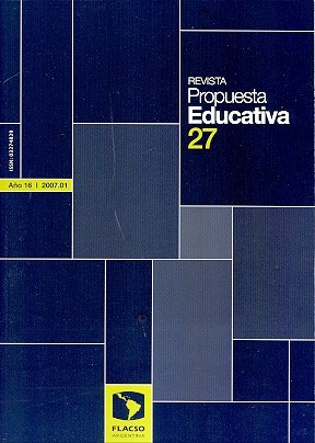 Papel Propuesta Educativa N§27