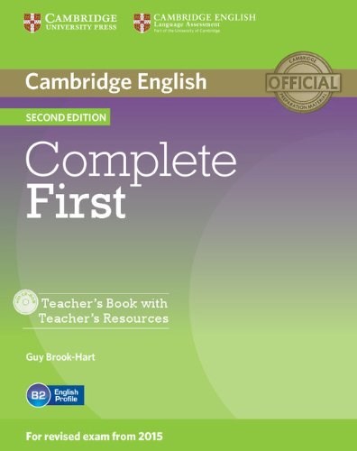 Papel Complete First Teacher'S Book With Teacher'S Resources Cd-Rom