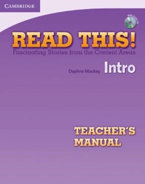Papel Read This! Intro Teacher'S Manual With Audio Cd