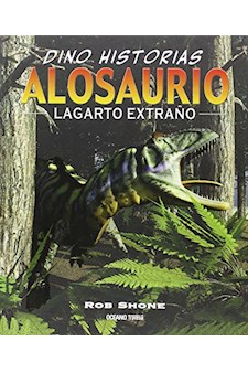 Papel Alosaurio. Lagarto Extraño