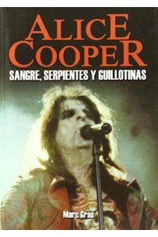 Papel Alice Cooper , Sangre , Serpientes Y Guillotina