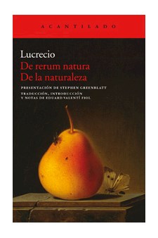 Papel De Rerum Natura. De La Naturaleza