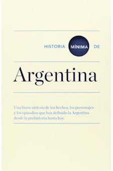 Papel Historia Minima De Argentina