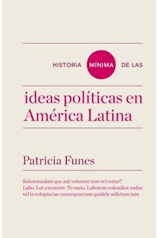 Papel Historia Minima De Las Ideas Politicas En America Latina