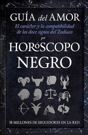 Papel Horoscopo Negro. Guia Del Amor
