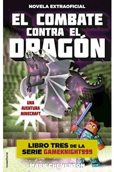 Papel Combate Contra El Dragon (Minecraft 3
