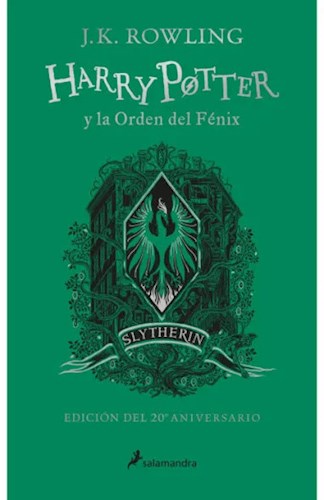 Papel Harry Potter Y La Orden Del Fénix - Slytherin Edición 20º Aniversario