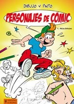 Papel Personajes De Comic . Dibujo Y Pinto