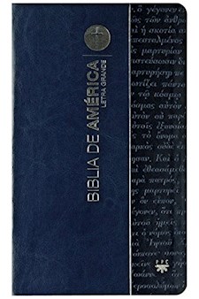 Papel Biblia De América. Letra Grande Azul [Tapa Semiflexible] Con Notas