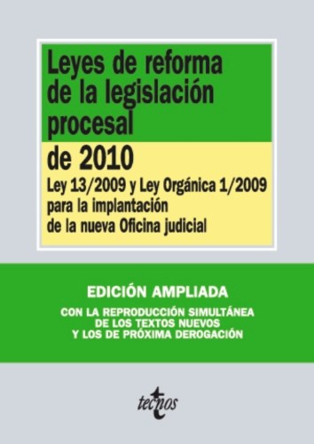Papel Leyes De Reforma De La Legislacion Procesal De 2010