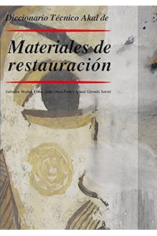 Papel Diccionario Técnico Akal De Materiales De Restauración
