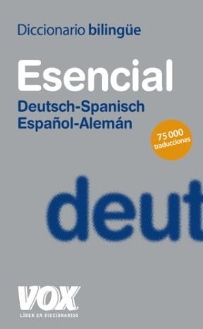 Papel Diccionario Esencial Aleman-Español/Deutsch-Spanisch