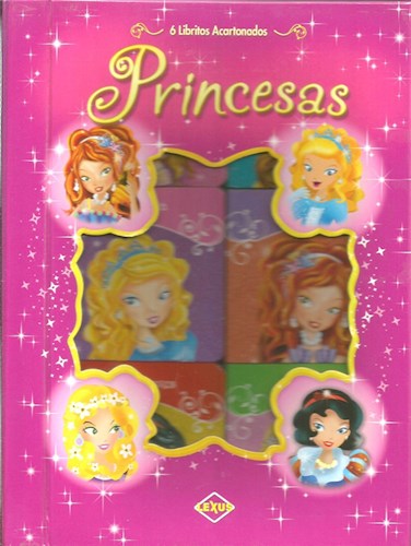 Papel Princesas 6 Libros Acartonados