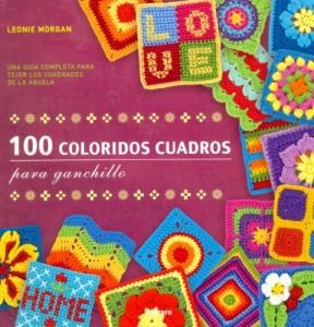 Papel 100 Coloridos Cuadros Ganchillo