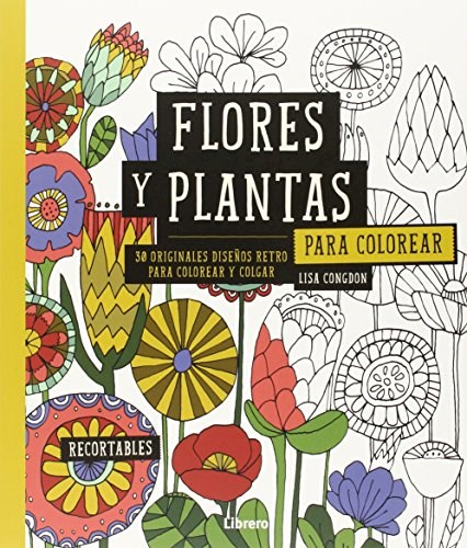 Papel Flores Y Plantas Para Colorear