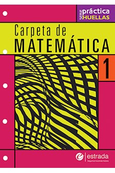 Papel Carpeta De Matematica 1º Practica - Huellas