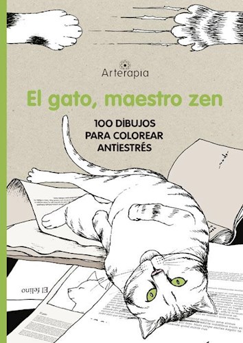 Papel Arterapia - El Gato, Maestro Zen