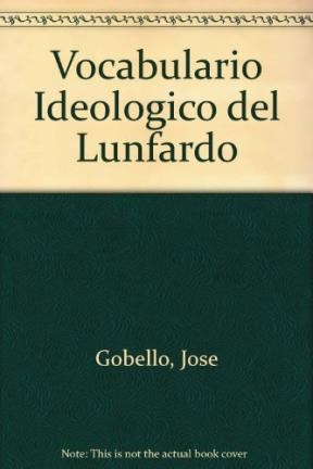  Vocabulario Ideologico Del Lunfardo 1A Ed