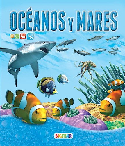 Papel Bajo La Lupa Oceanos Y Mares.