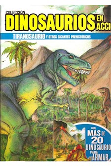 Papel Dinos. En Acción Tiranosaurio