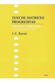 Papel Test De Matrices Progresivas. Escala Avanzad