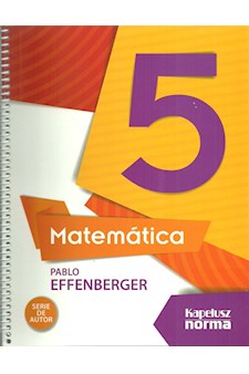 Papel Matemática Effenberger 5 - Novedad 2017