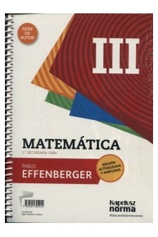 Papel Matemática 3 (2º Caba) - Serie De Autor