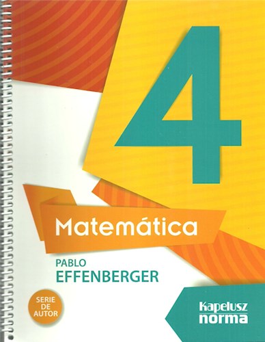 Papel Matemática Effenberger 4 - Novedad 2017