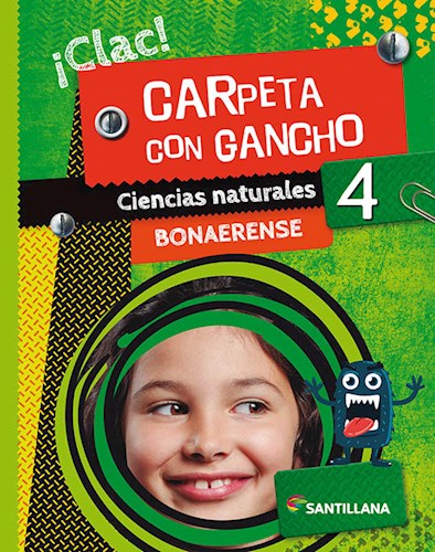 Papel ¡Clac! Carpetas Con Gancho Ciencias Naturales 4 Bonaerense Nov 2020