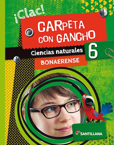 Papel ¡Clac! Carpetas Con Gancho Ciencias Naturales 6 Bonaerense Nov 2020
