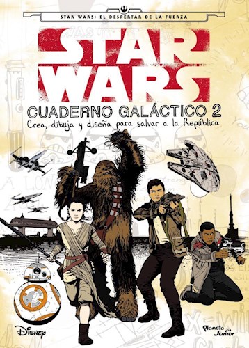 Papel Star Wars. Cuaderno Galáctico 2