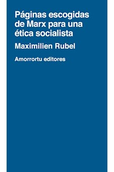Papel Paginas Escogidas De Marx Para Una Etica Socialista