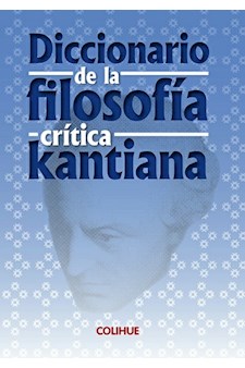Papel DICCIONARIO DE LA FILOSOFÍA CRÍTICA KANTIANA
