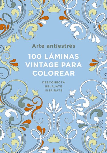 Papel Arte Antiestres: 100 Laminas Vintage Par