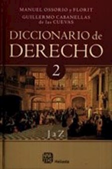 Papel Dicc De Derecho - Tomo 2 (J-Z)