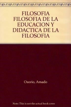 Papel Filosofia, Filosofia De La Educacion Y Didac