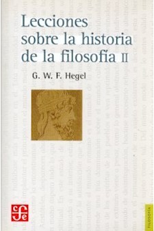 Papel Lecciones Sobre La Historia De La Filosofía (Volumen Ii)