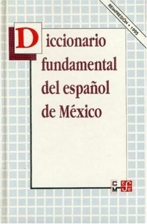 Papel Diccionario Fundamental Del Español De México