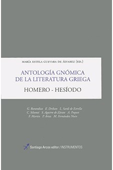 Papel Antología Gnómica De La Literatura Griega I