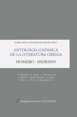 Papel Antología Gnómica De La Literatura Griega I