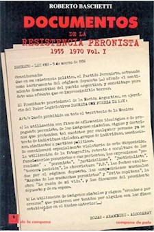 Papel Documentos De La Resistencia Peronista Vol. 1