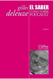 Papel El Saber: Curso Sobre Foucault - Tomo I