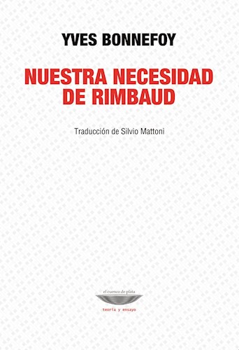 Papel Nuestra Necesidad De Rimbaud - Novedad