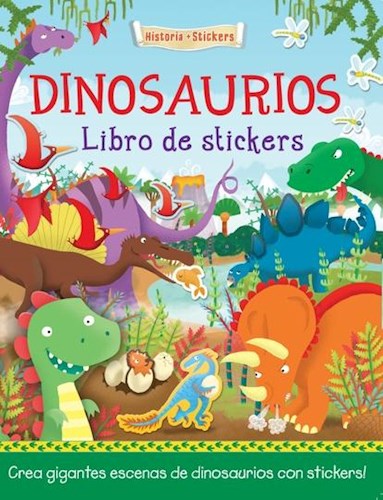 Papel Dinosaurios Libro De Stickers