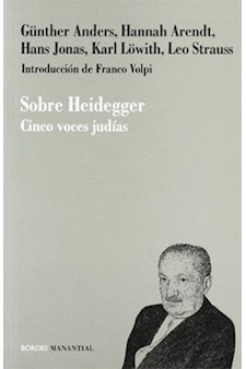 Papel Sobre Heidegger - Cinco Voces Judías