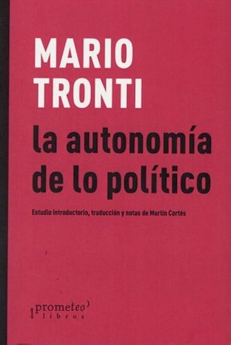 Papel Autonomia De Lo Politico, La