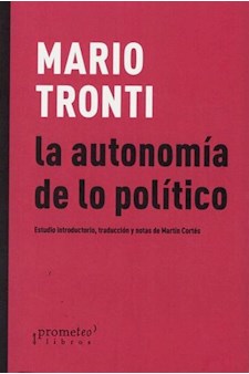 Papel Autonomia De Lo Politico, La