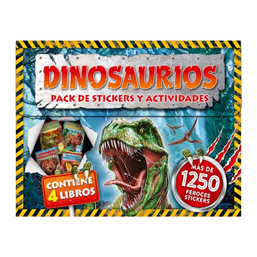 Papel Dinosaurios Pack De Stickers Y Actividades