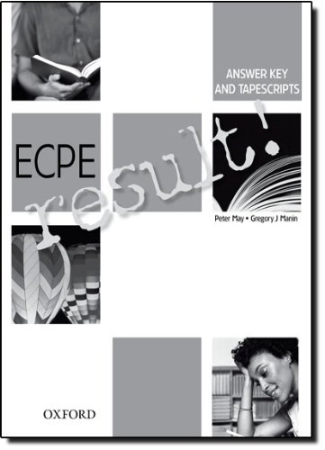 Papel Ecpe Result!: Answer Key & Tapescripts